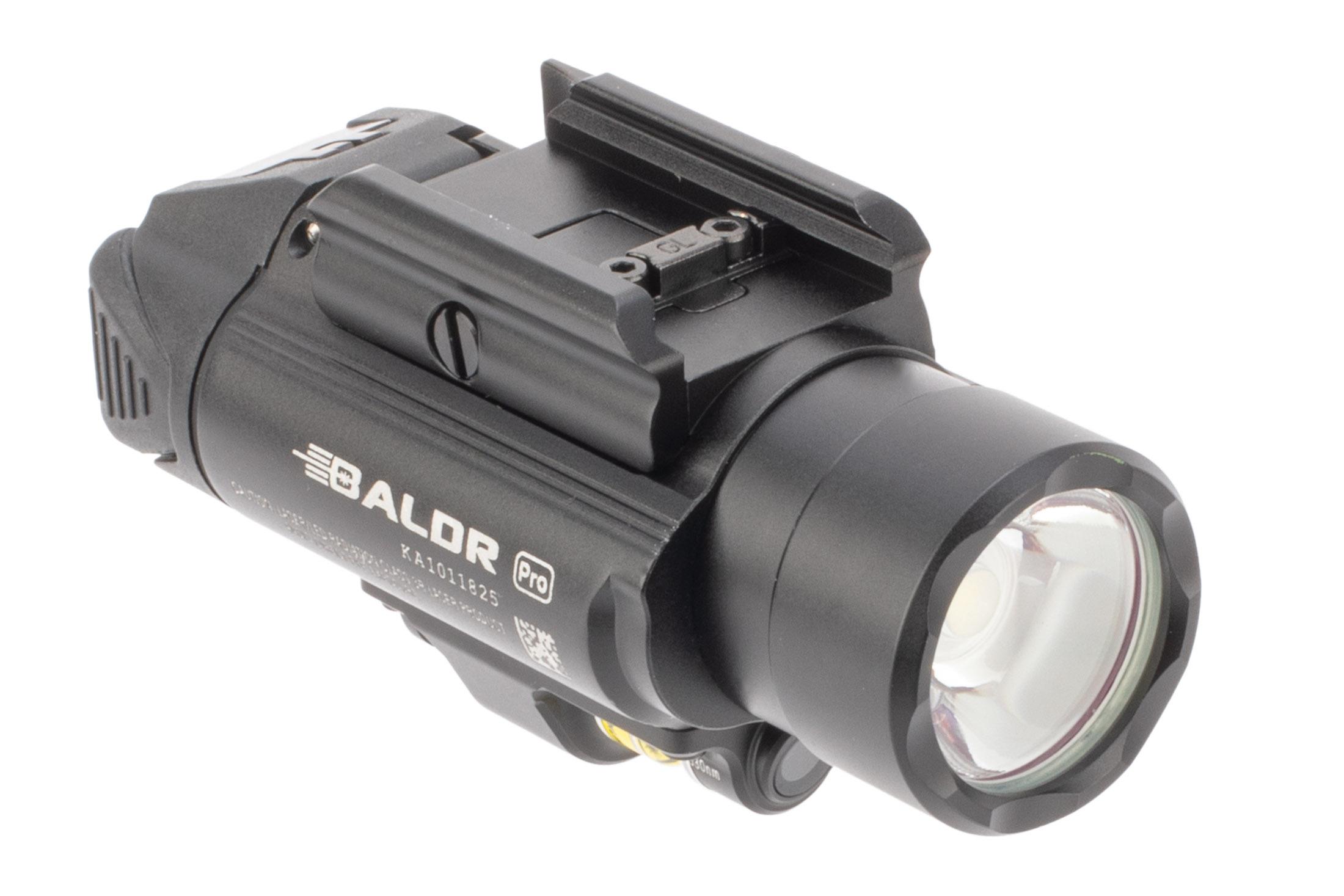 Olight Baldr Pro 1350 Lumen Pistol Flashlight with Green Laser Sight - Black